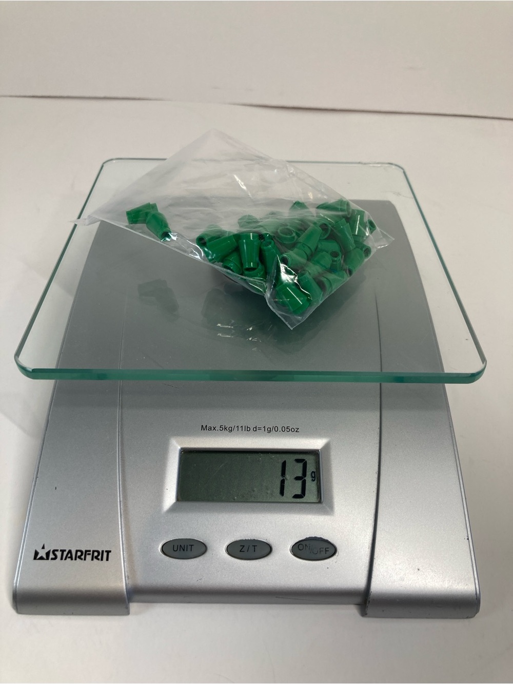 LEGO Bulk 1x1 Green Cone Round Brick 10g Parts